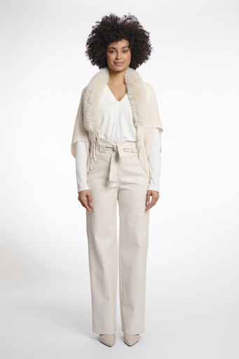 Poncho's beige Rino&Pelle