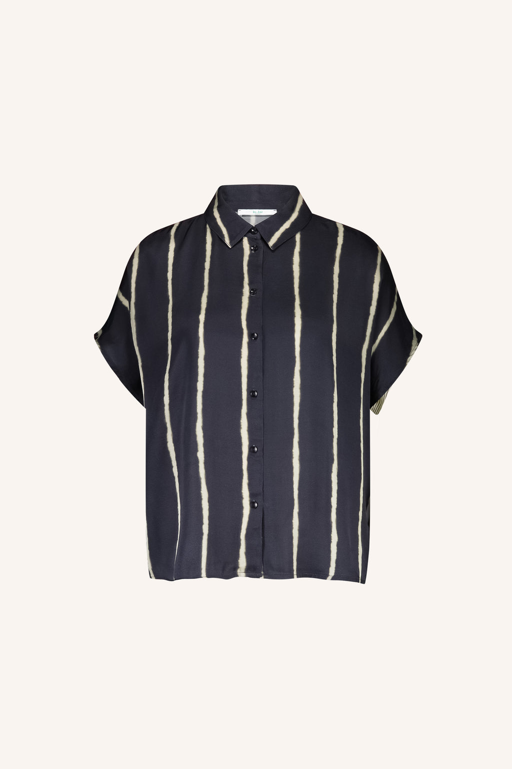 Blouses korte mouw navy by-bar