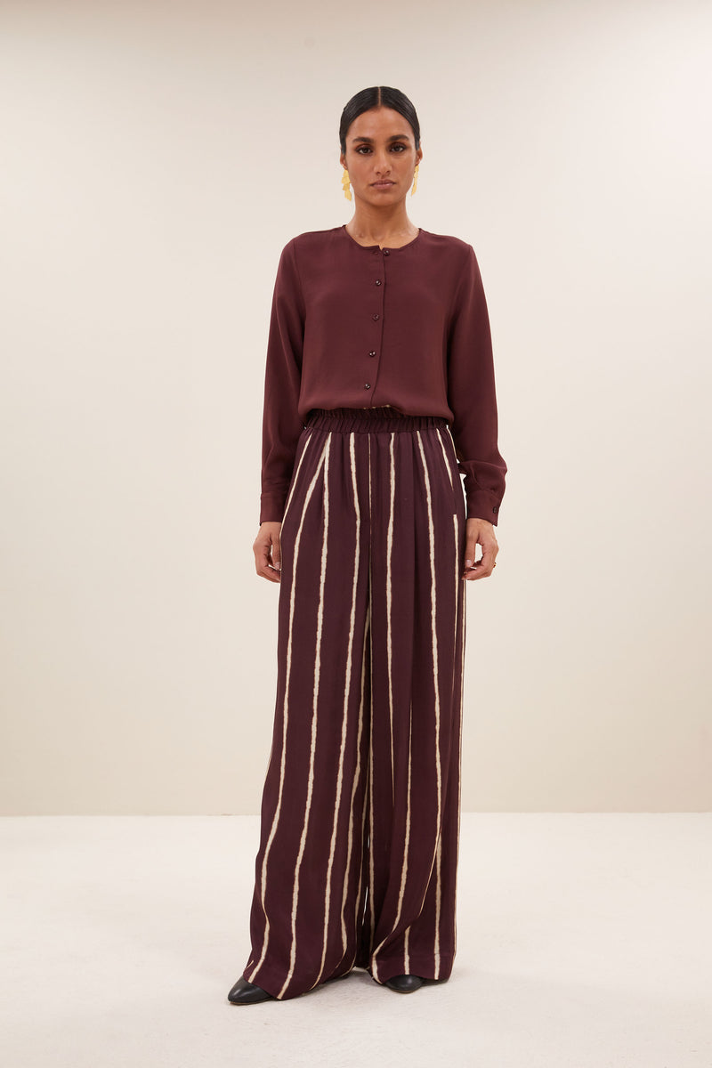 Broeken bordeaux by-bar