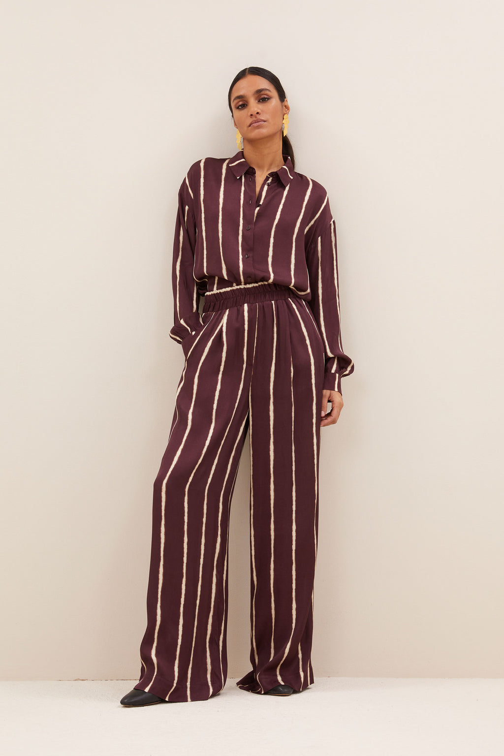 Broeken bordeaux by-bar