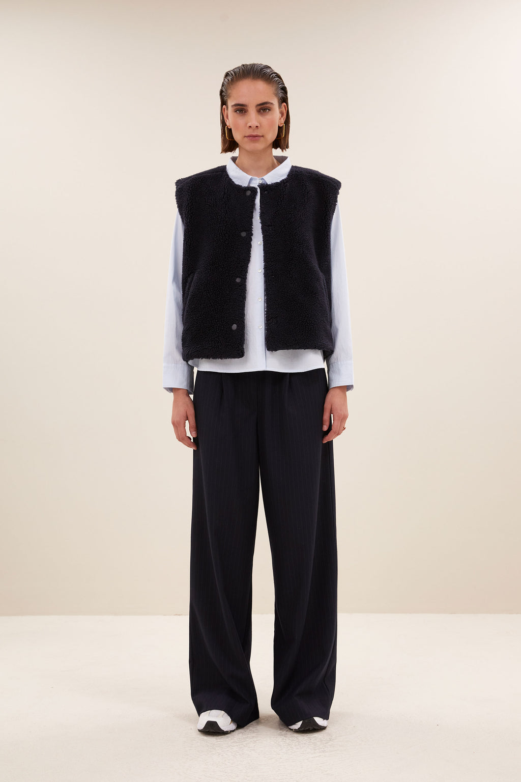 Bodywarmers navy by-bar