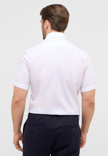 Hemden korte mouw wit ETERNA