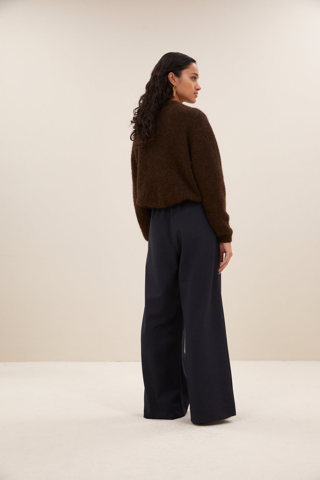 Cardigans bruin by-bar