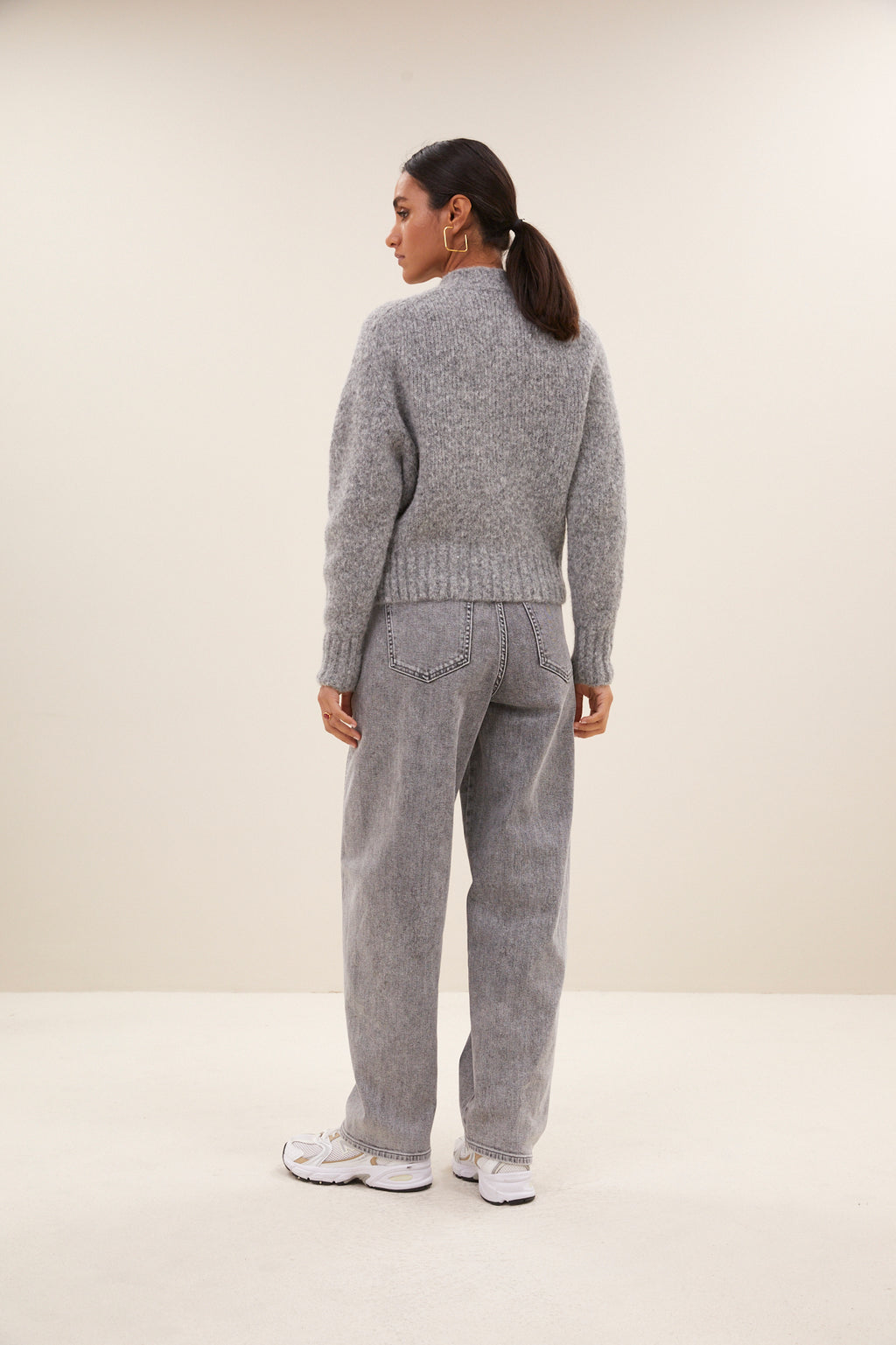 Cardigans grijs by-bar