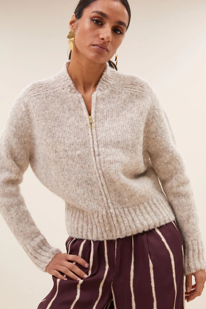 Cardigans grijs by-bar