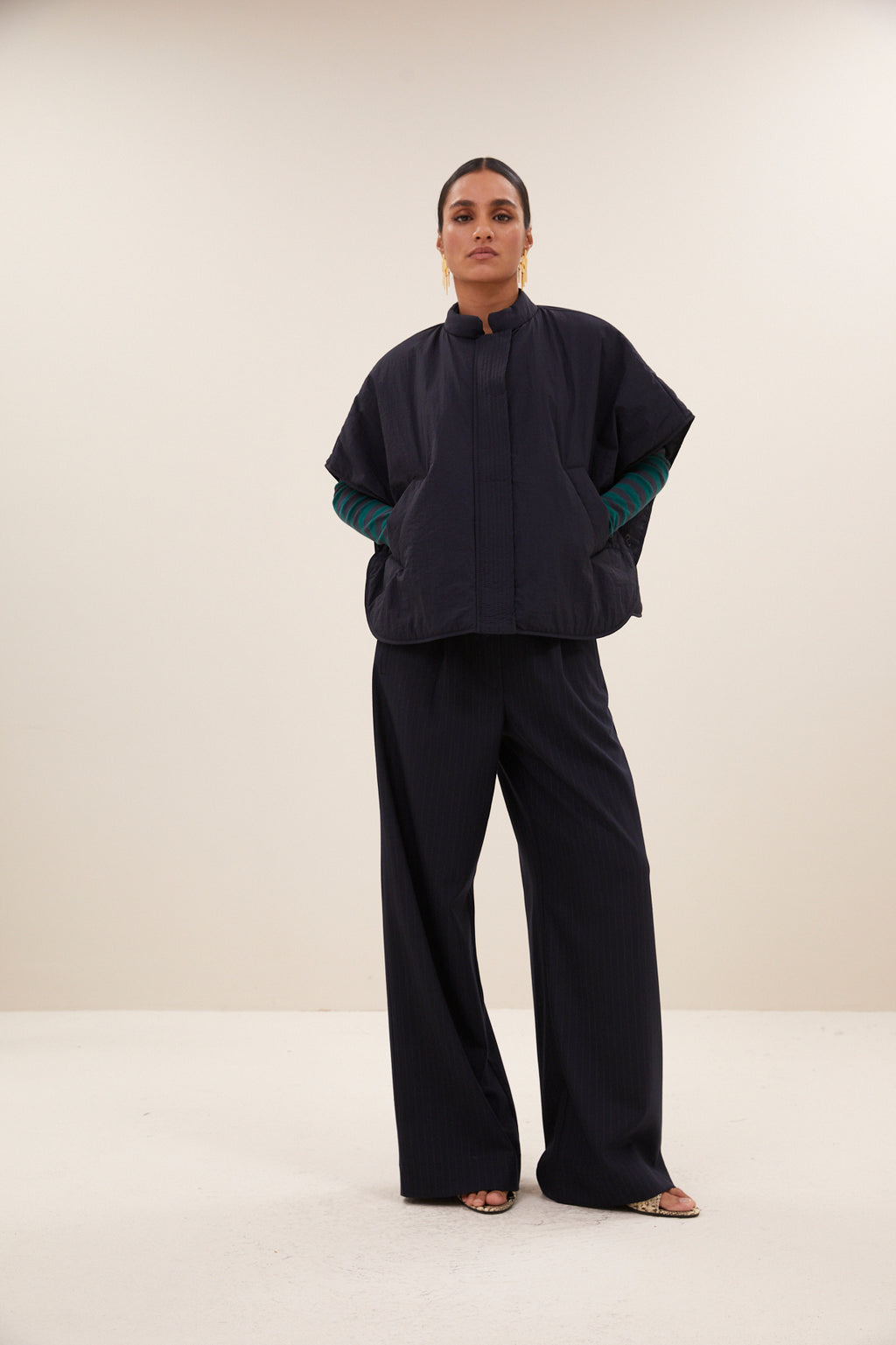 Bodywarmers navy by-bar