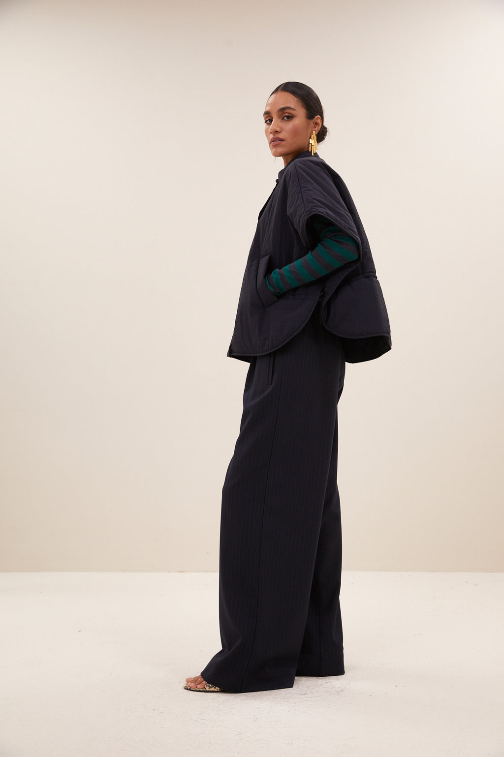 Bodywarmers navy by-bar