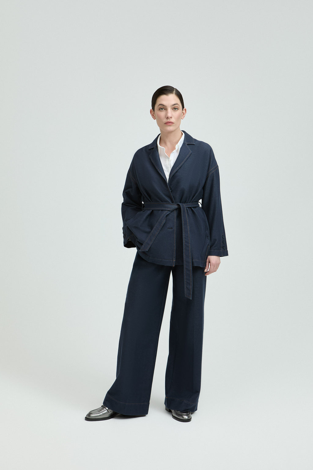 Broeken navy Xandres