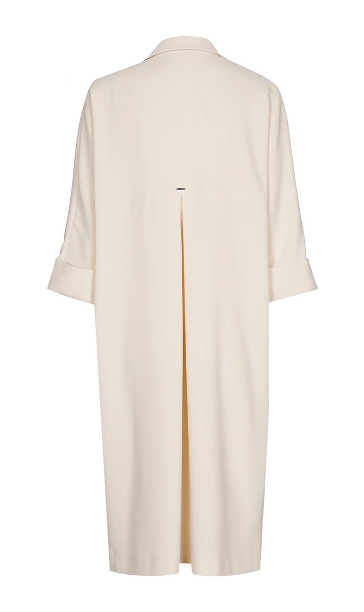 Jurken lange mouw beige Xandres