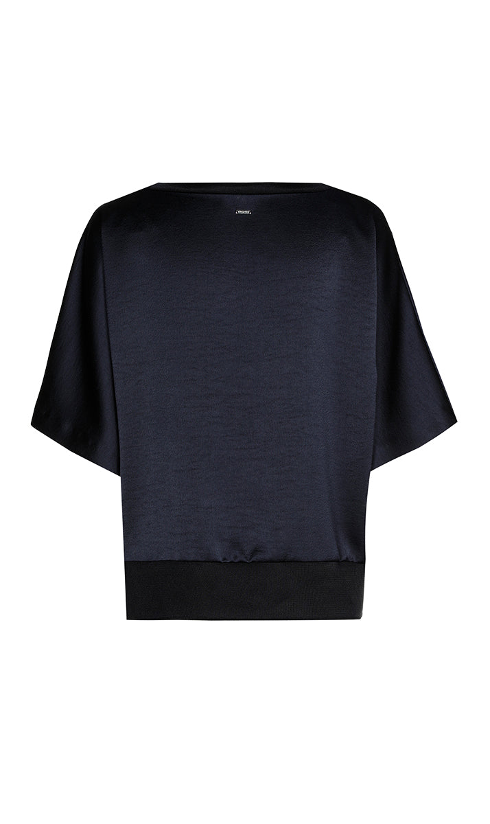 Blouses korte mouw navy Xandres