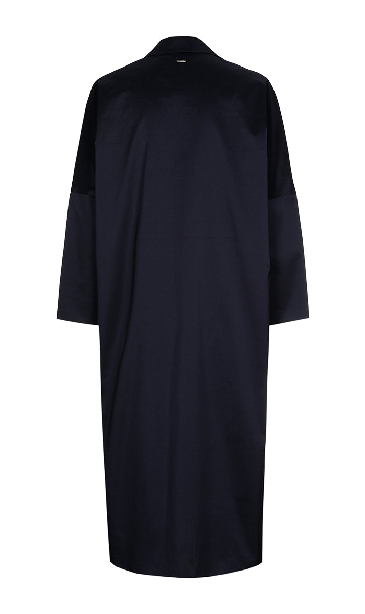 Jurken lange mouw blauw Xandres