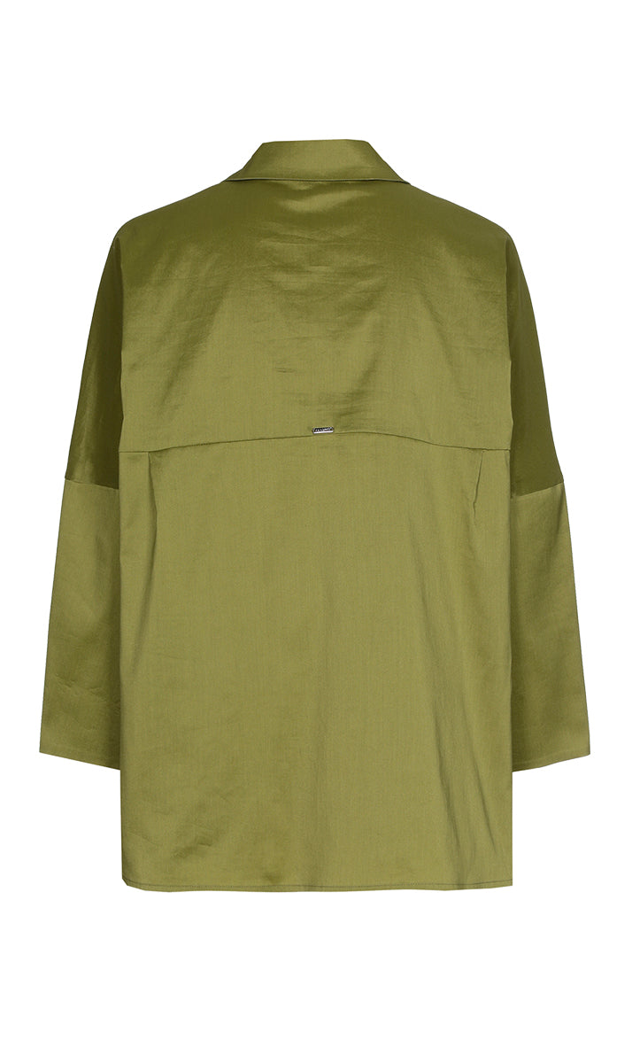 Blouses lange mouw groen Xandres