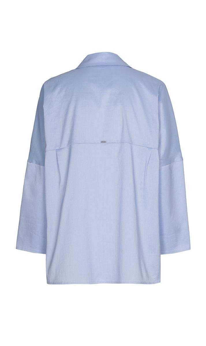 Blouses lange mouw blauw Xandres