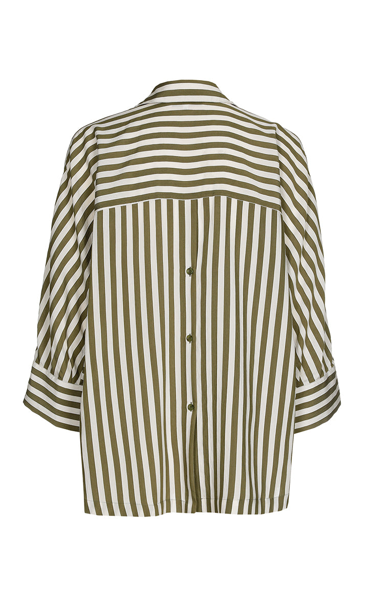 Blouses lange mouw groen Xandres