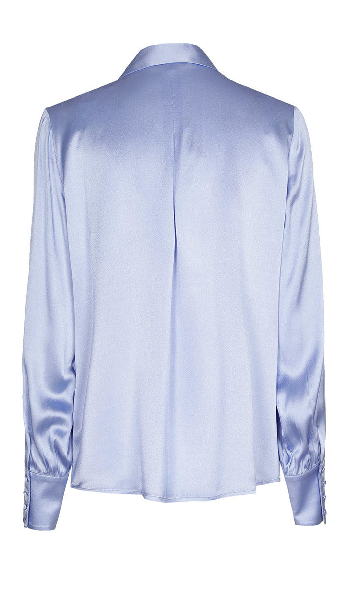 Blouses lange mouw blauw Xandres