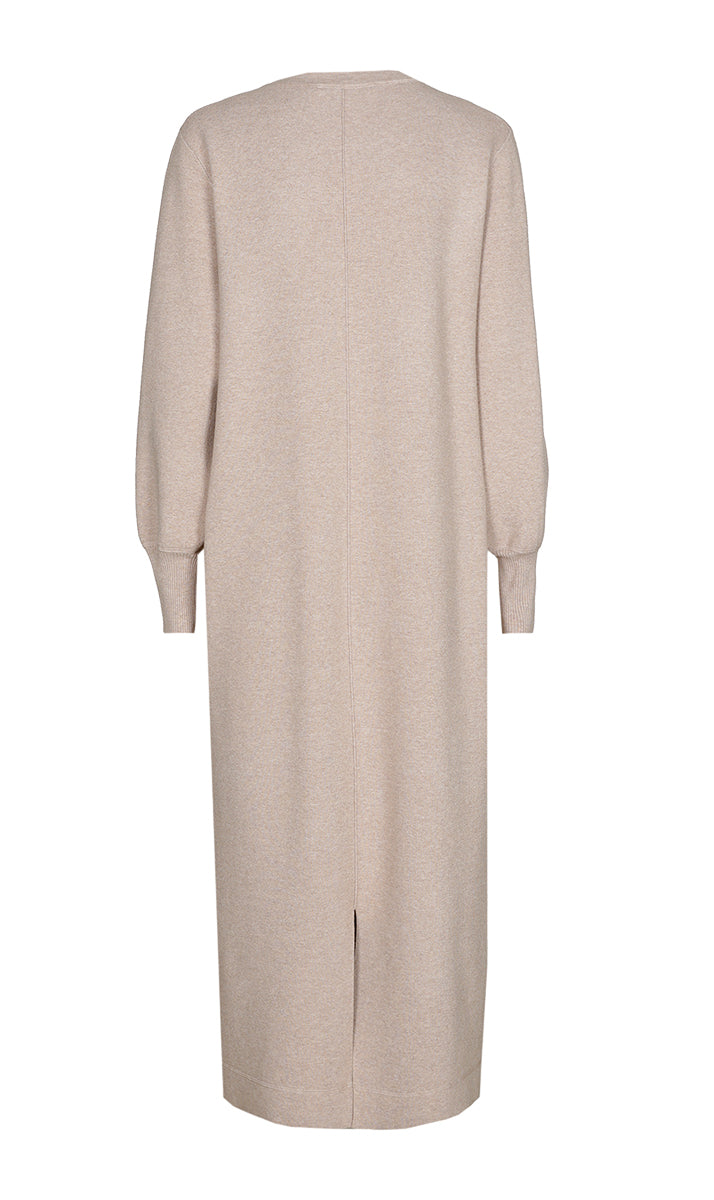 Jurken lange mouw bruin Xandres