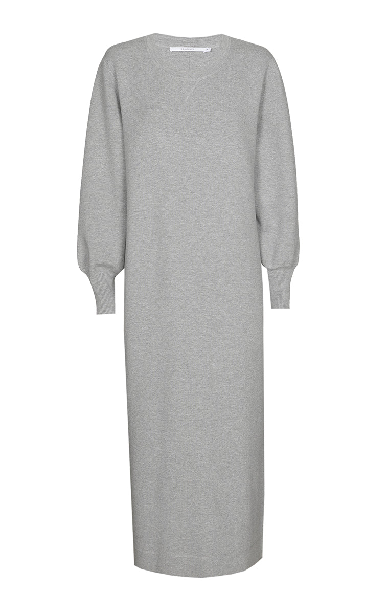 Jurken lange mouw grijs Xandres