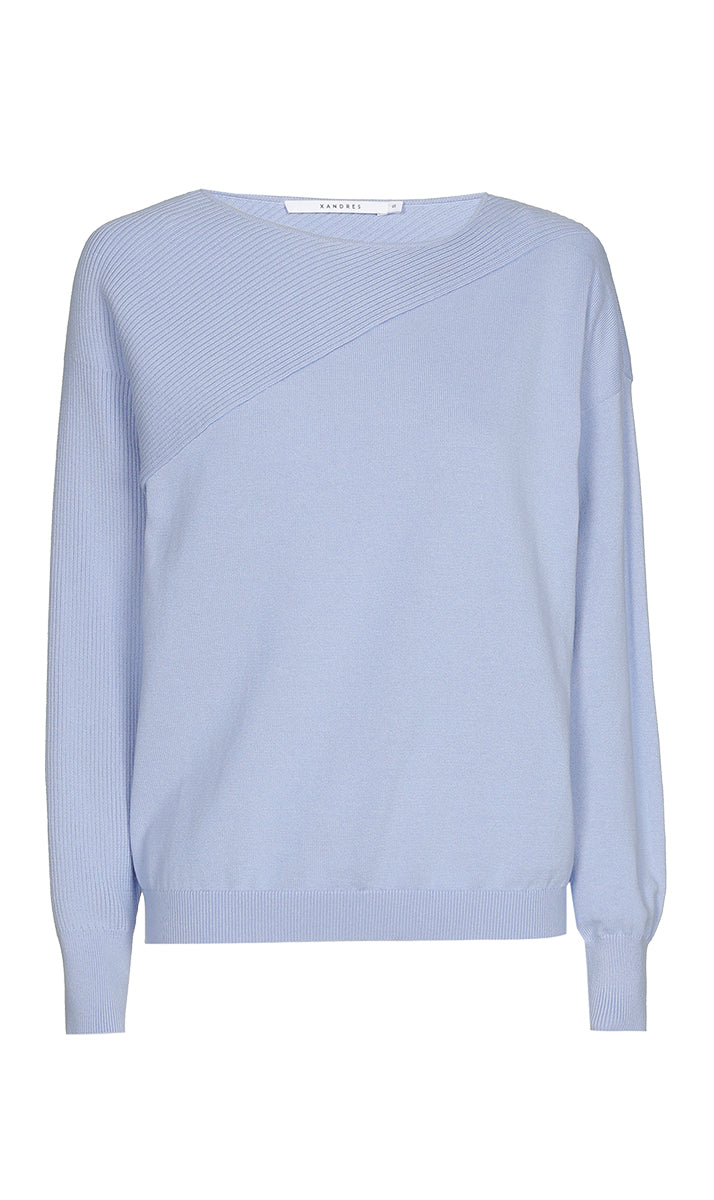 Pulls blauw Xandres