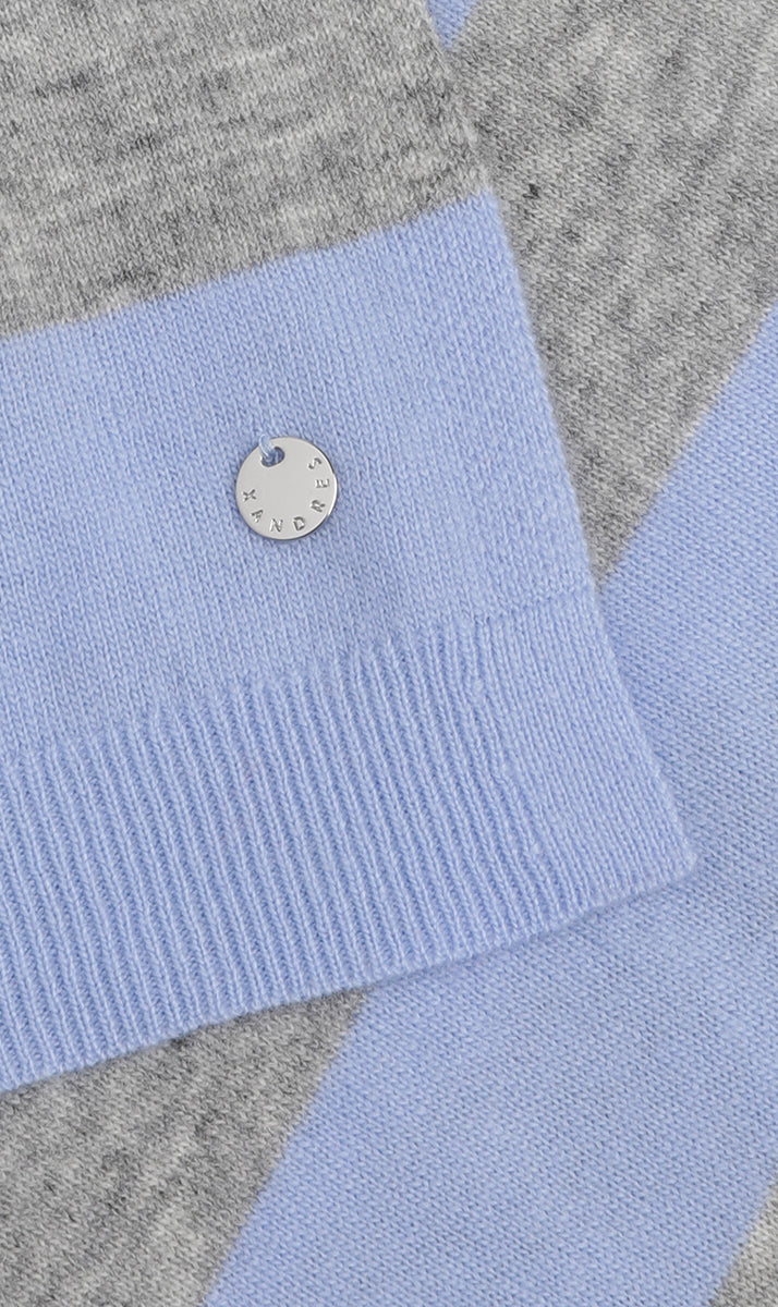 Sjaals grijs Xandres