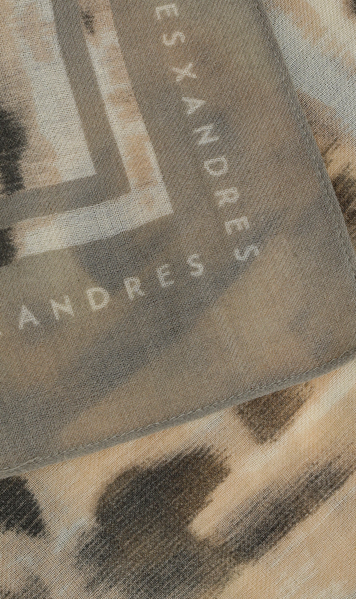 Sjaals grijs Xandres