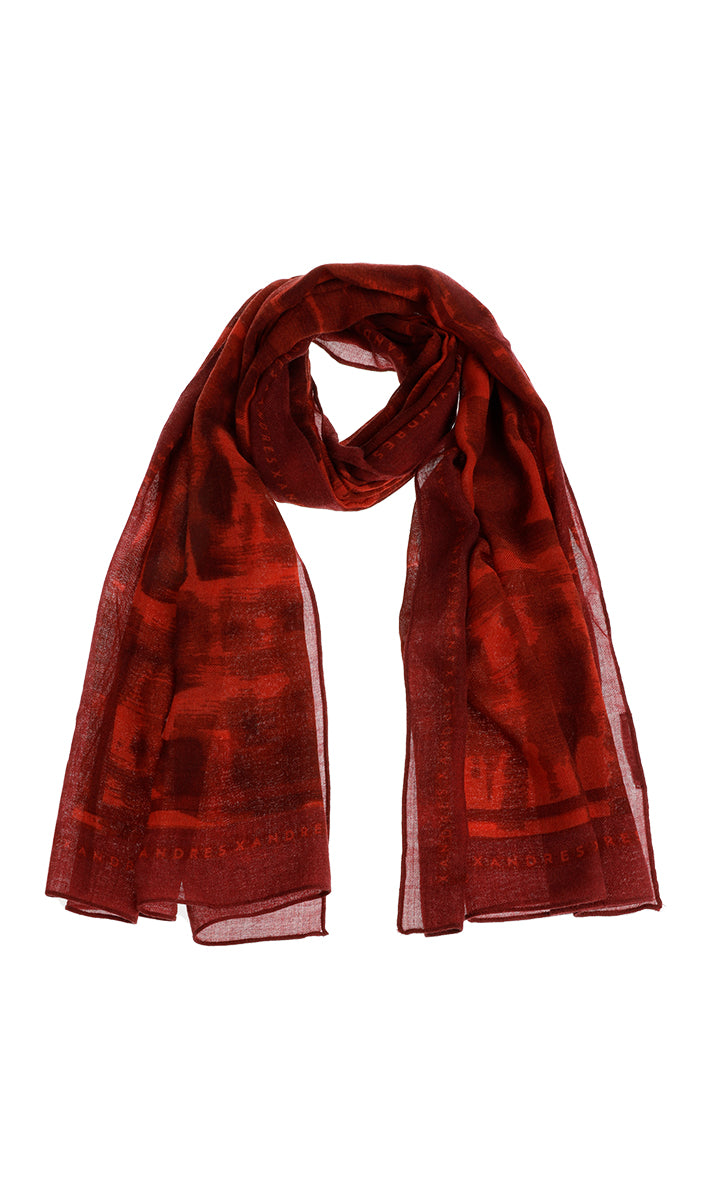 Sjaals rood Xandres