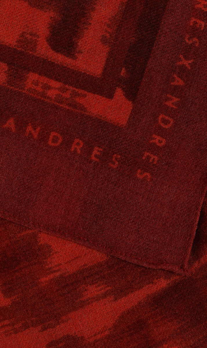 Sjaals rood Xandres