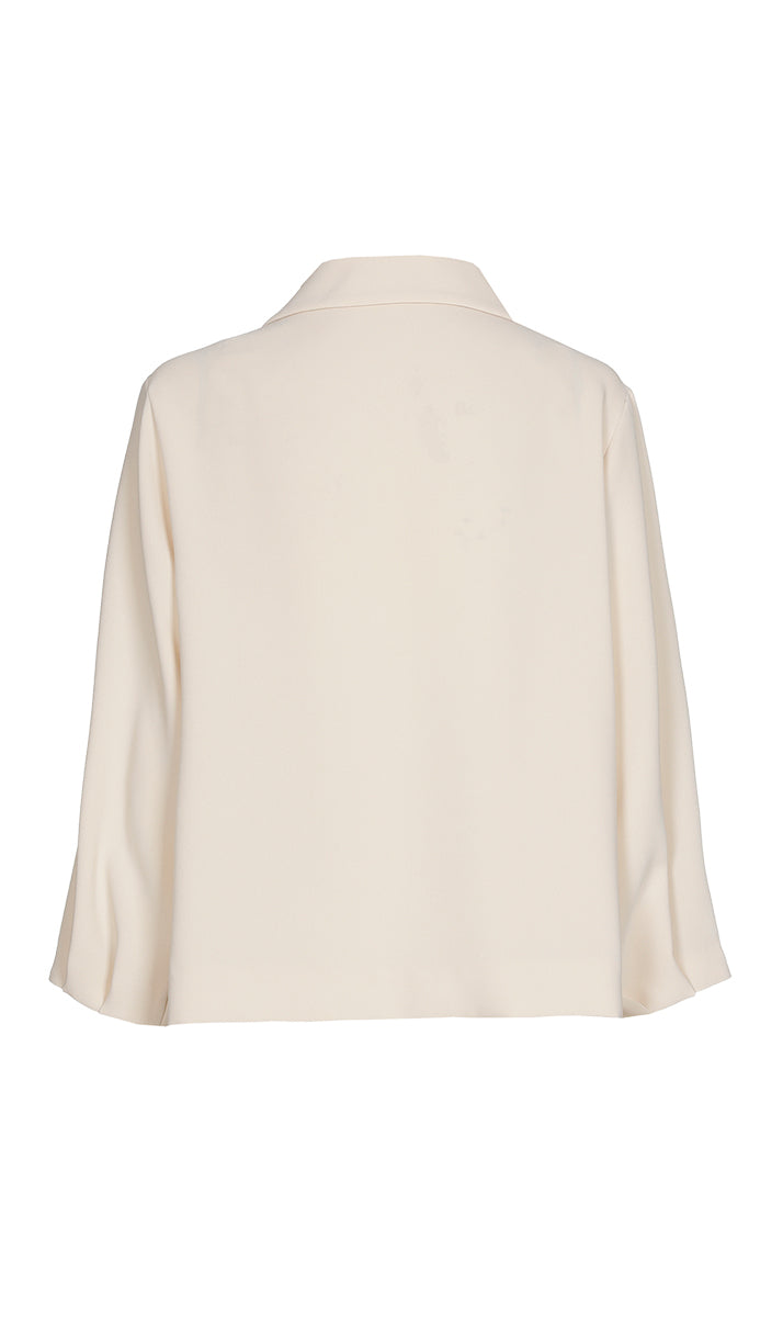 Blouses lange mouw beige Xandres