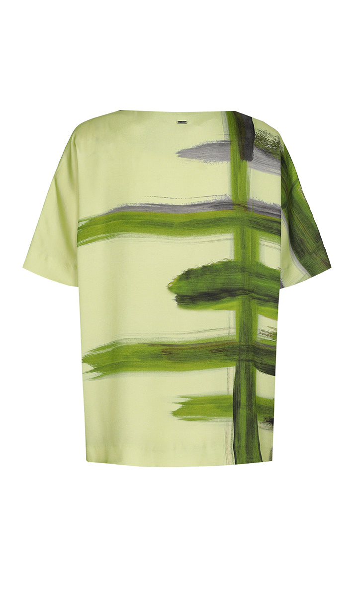 Blouses korte mouw groen Xandres