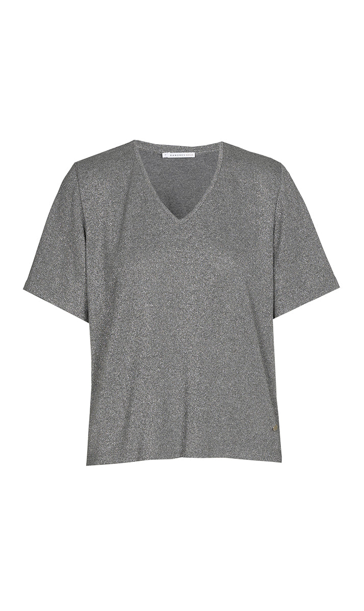 T-shirts korte mouw grijs Xandres Gold
