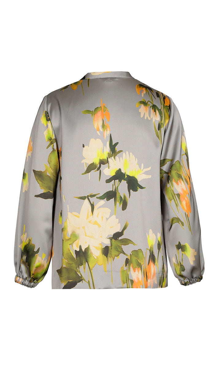 Blouses lange mouw grijs Xandres Gold