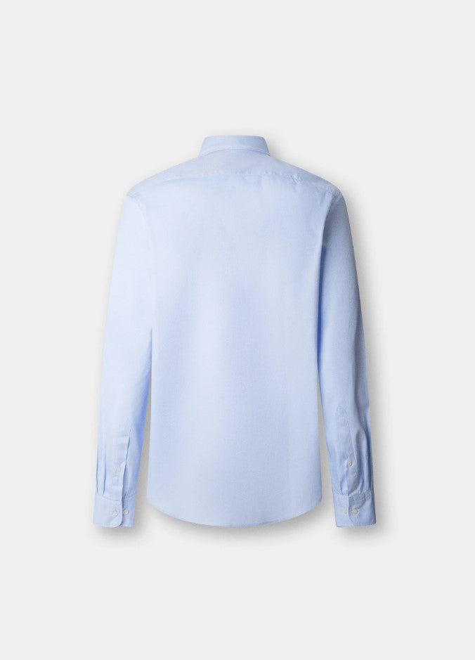 Hemden lange mouw blauw Façonnable