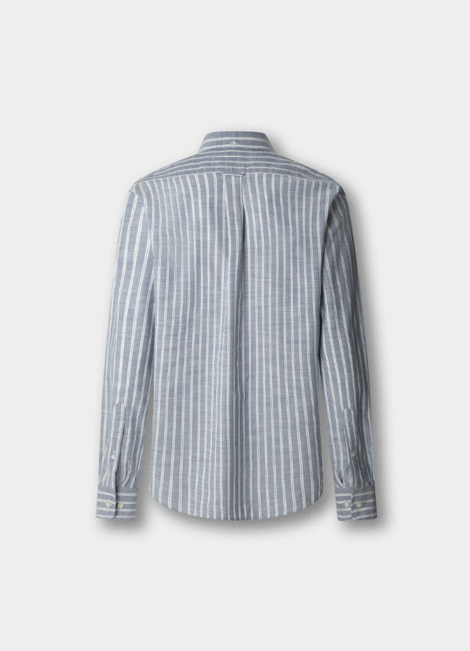 Hemden lange mouw blauw Façonnable