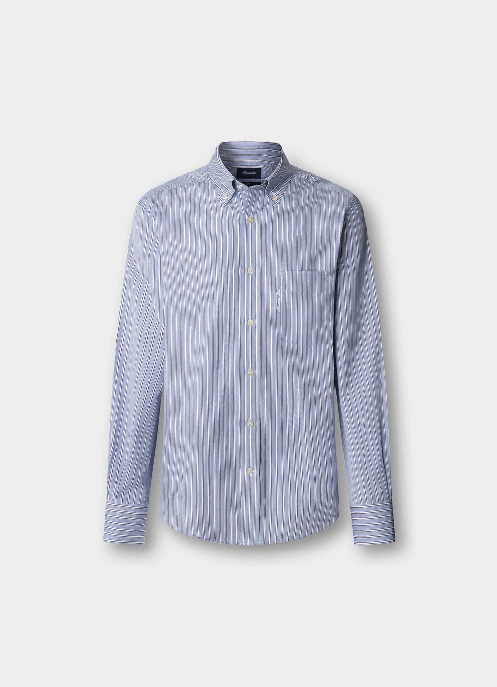 Hemden lange mouw blauw Façonnable