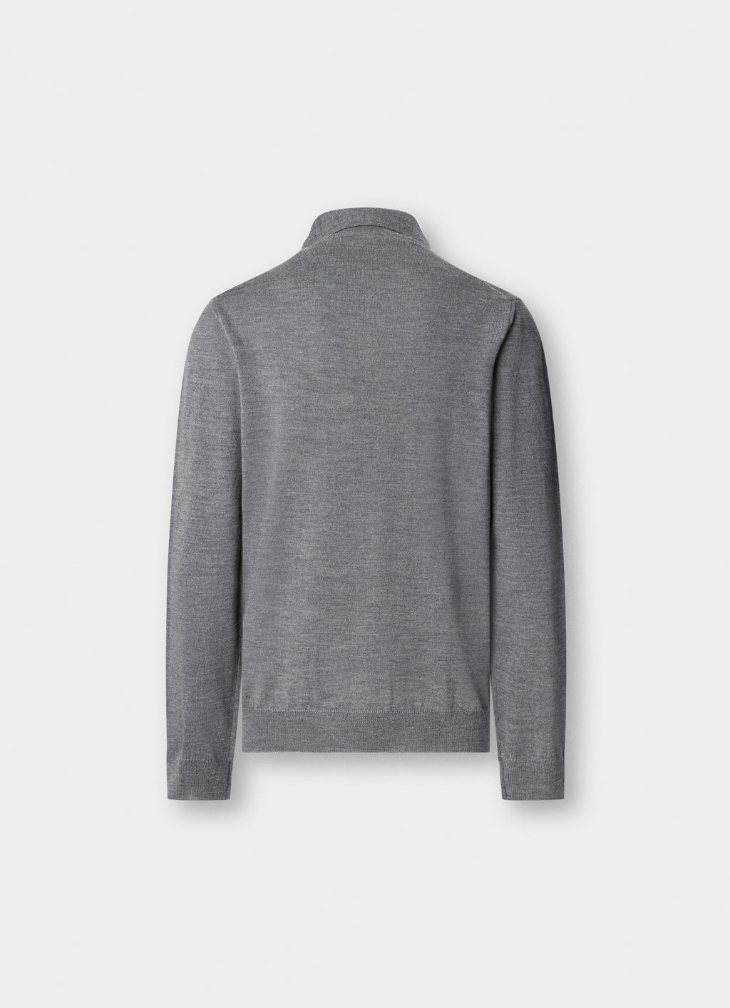 Polo's lange mouw grijs Façonnable