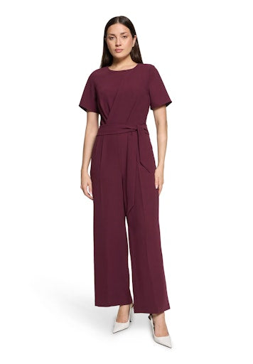 Jumpsuits korte mouw paars Betty & Co