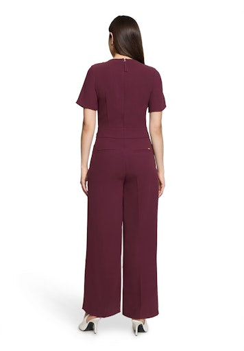 Jumpsuits korte mouw paars Betty & Co