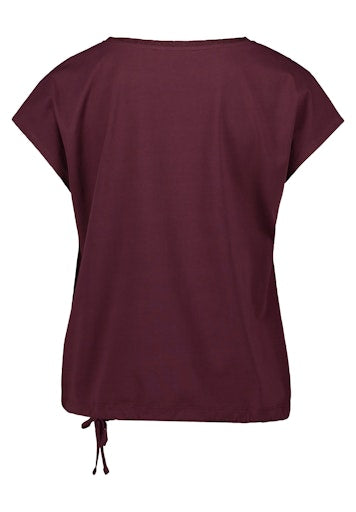 Blouses korte mouw rood Betty & Co