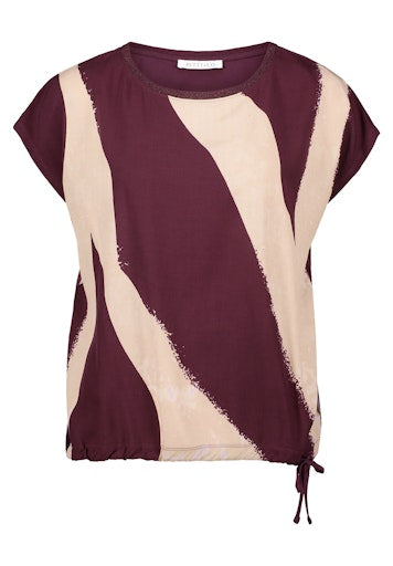 Blouses korte mouw rood Betty & Co