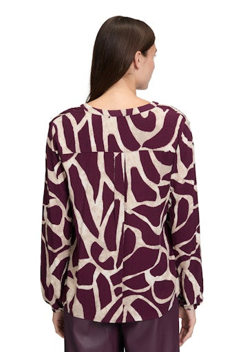 Blouses lange mouw rood Betty & Co