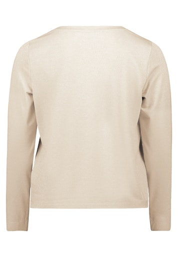 Blouses lange mouw beige Betty & Co