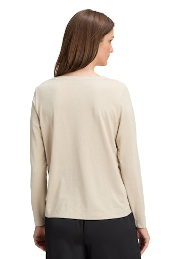 Blouses lange mouw beige Betty & Co