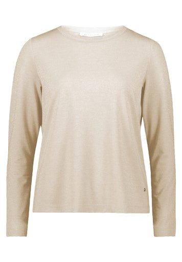 Blouses lange mouw beige Betty & Co