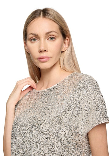 Blouses korte mouw beige Betty & Co