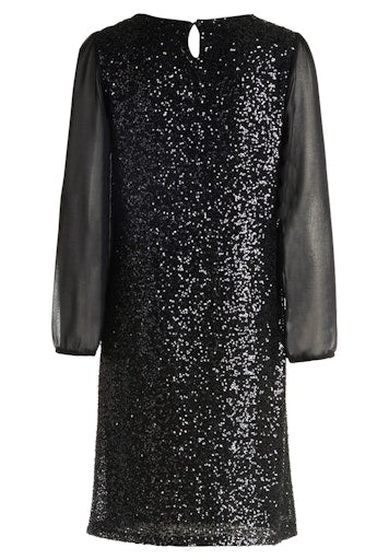 Jurken lange mouw zwart Betty & Co