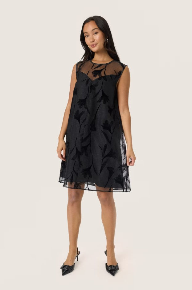 Jurken lange mouw zwart Soaked In Luxury