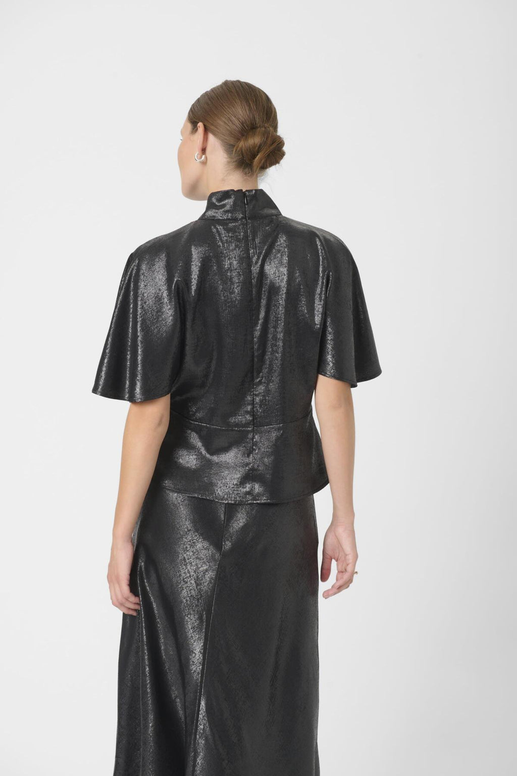 Blouses korte mouw zwart Soaked In Luxury