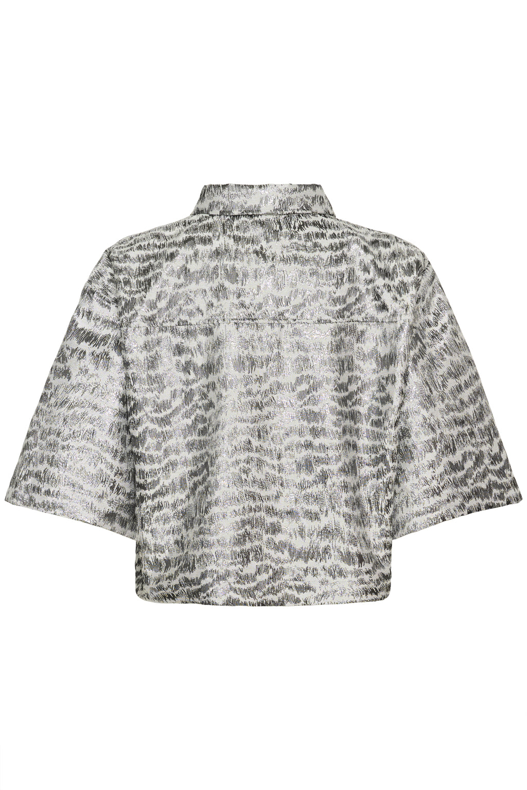 Blouses korte mouw zilver Soaked In Luxury