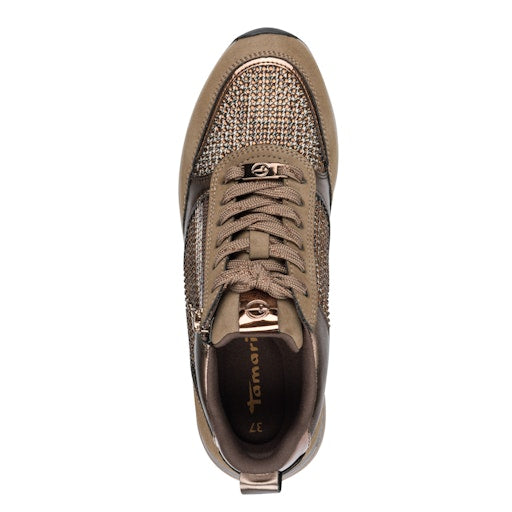 Sneakers bruin Tamaris