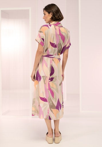 Jurken korte mouw rood Bianca