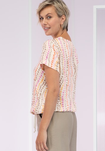 Blouses korte mouw rood Bianca
